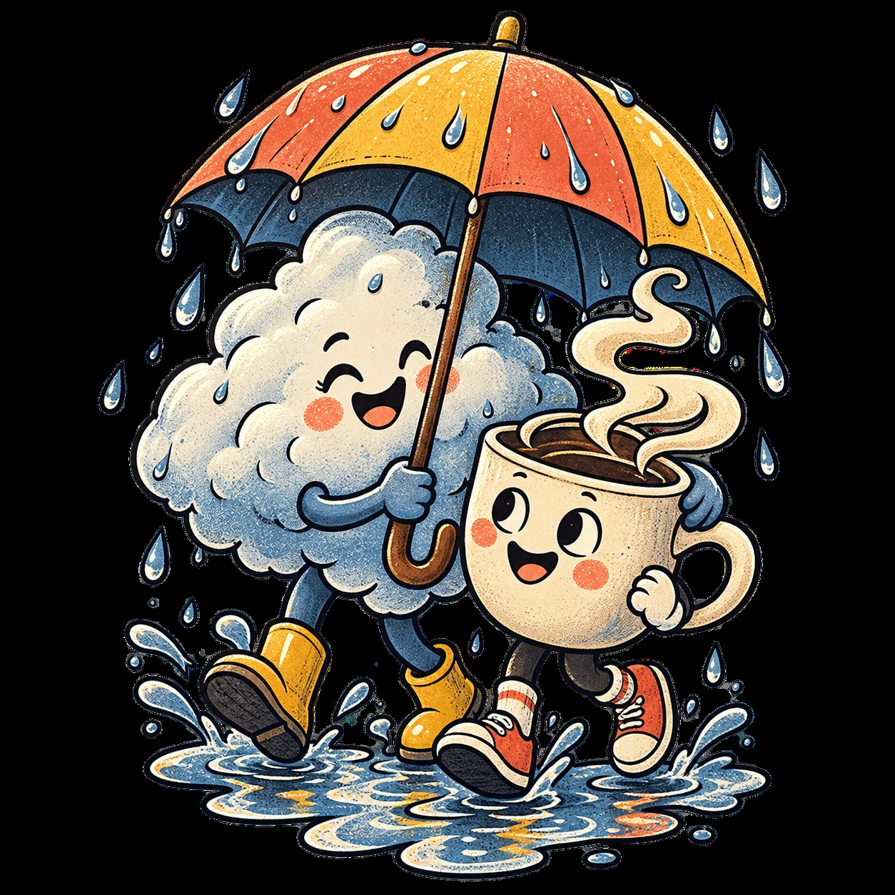 Hujan dan Kopi artwork
